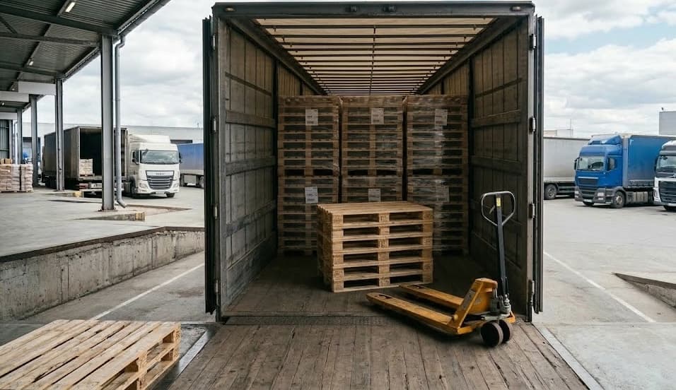 Heat-treated pallet stacks